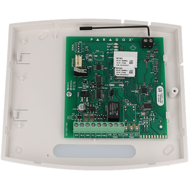 Receitor via rádio PARADOX 2