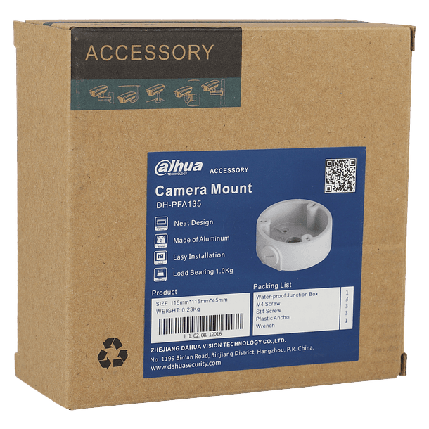 Caixa de conexões DAHUA 2