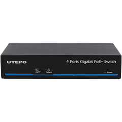 Switch UTEPO 5 portas com 4 portas PoE