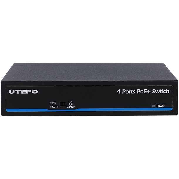 Switch UTEPO 6 portas com 4 portas PoE 1