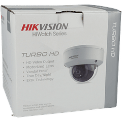 Câmara HIKVISION dome 4 em 1 (cvi, tvi, ahd e analógico) de 2 megapixels e lente zoom óptico