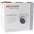 Câmara HIKVISION dome 4 em 1 (cvi, tvi, ahd e analógico) de 8 megapixels e lente fixa 1