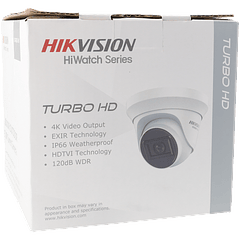 Câmara HIKVISION dome 4 em 1 (cvi, tvi, ahd e analógico) de 8 megapixels e lente fixa