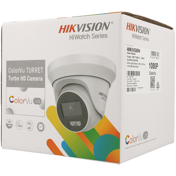 Câmara HIKVISION dome 4 em 1 (cvi, tvi, ahd e analógico) de 2 megapixels e lente fixa 2