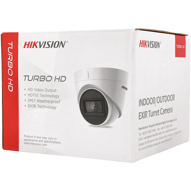 Câmara HIKVISION PRO dome hd-tvi de 8 megapixels e lente fixa 2