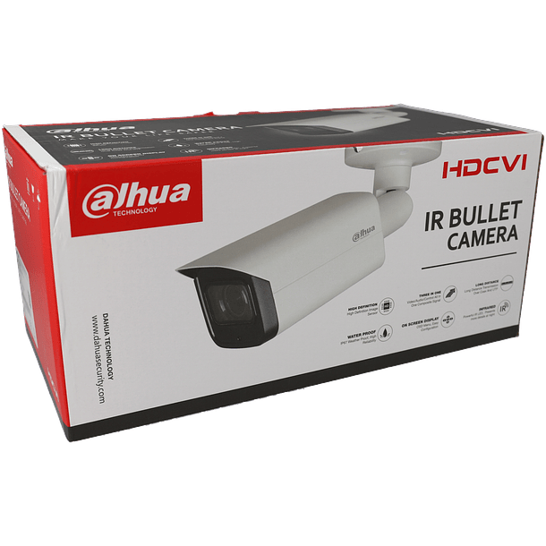 Câmara DAHUA bullet hd-cvi de 4 megapixels e lente zoom óptico 1