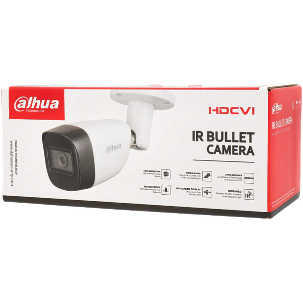 Câmara DAHUA bullet hd-cvi de 5 megapixels e lente fixa 1