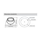 Câmara DAHUA dome hd-cvi de 2 megapixels e lente zoom óptico 1