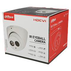 Câmara DAHUA dome 4 em 1 (cvi, tvi, ahd e analógico) de 8 megapixels e lente fixa