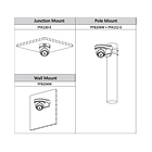 Câmara DAHUA dome 4 em 1 (cvi, tvi, ahd e analógico) de 8 megapixels e lente fixa 4