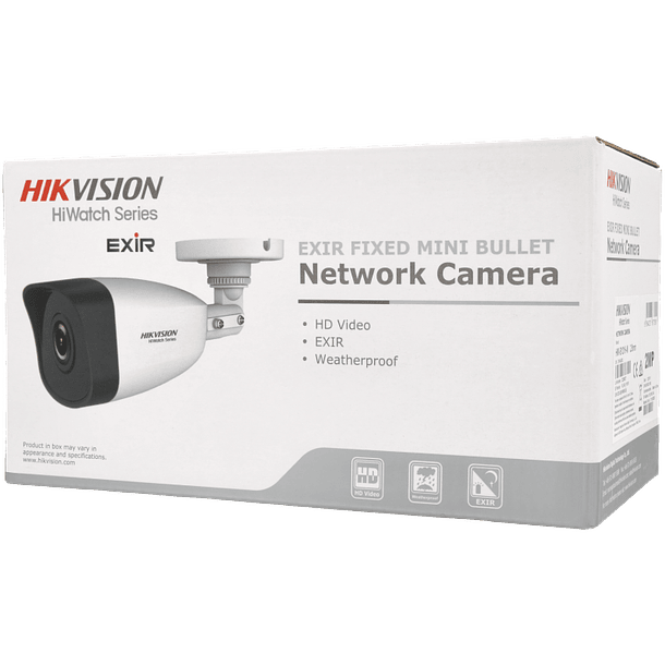 Câmara HIKVISION bullet ip de 4 megapixels e lente fixa 2