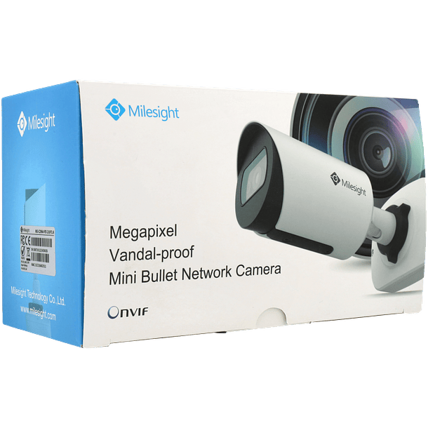 Câmara MILESIGHT bullet ip de 2 megapixels e lente fixa 2