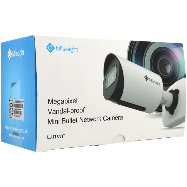 Câmara MILESIGHT bullet ip de 5 megapixels e lente fixa 2