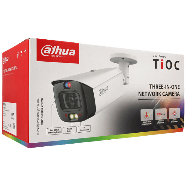 Câmara DAHUA bullet ip de 4 megapixels e lente fixa 1