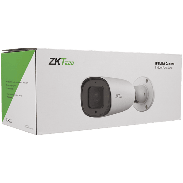 Câmara ZKTECO bullet ip de 2 megapixels e lente zoom óptico 2