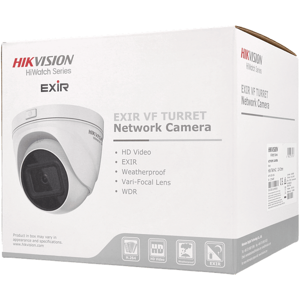 Câmara HIKVISION dome ip de 4 megapixels e lente zoom óptico 1