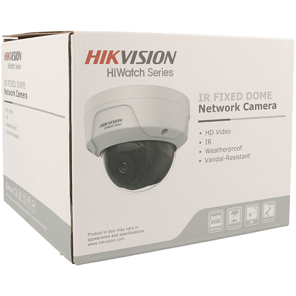 Câmara HIKVISION dome ip de 2 megapixels e lente fixa 2