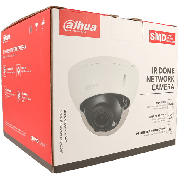 Câmara DAHUA dome ip de 4 megapixels e lente zoom óptico 1