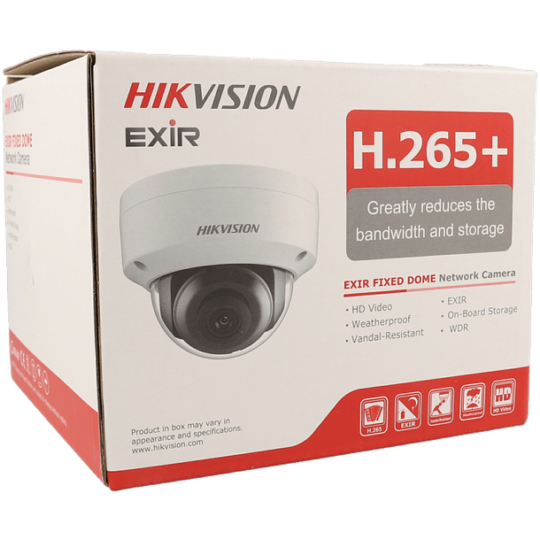 Câmara HIKVISION PRO dome ip de 8 megapixels e lente fixa 1