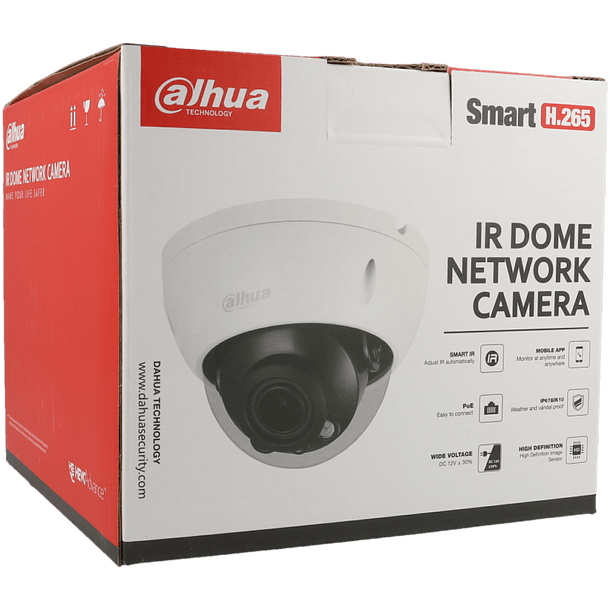 Câmara DAHUA dome ip de 5 megapixels e lente zoom óptico 1