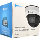 Câmara MILESIGHT dome ip de 8 megapixels e lente zoom óptico 2