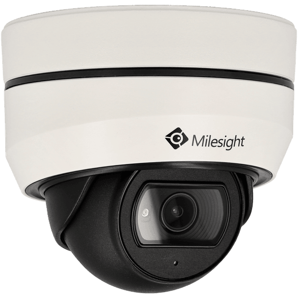 Câmara MILESIGHT dome ip de 5 megapixels e lente fixa 4