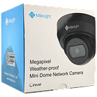 Câmara MILESIGHT dome ip de 5 megapixels e lente fixa 2