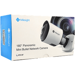 Câmara MILESIGHT bullet ip de 8 megapixels e lente fixa