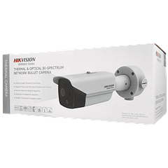 Câmera dual (térmica / real) HIKVISION com ótica de 6.2 mm
