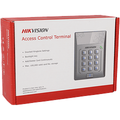 Controlo de acessos interior com teclado / cartão mifare 13.56mhz