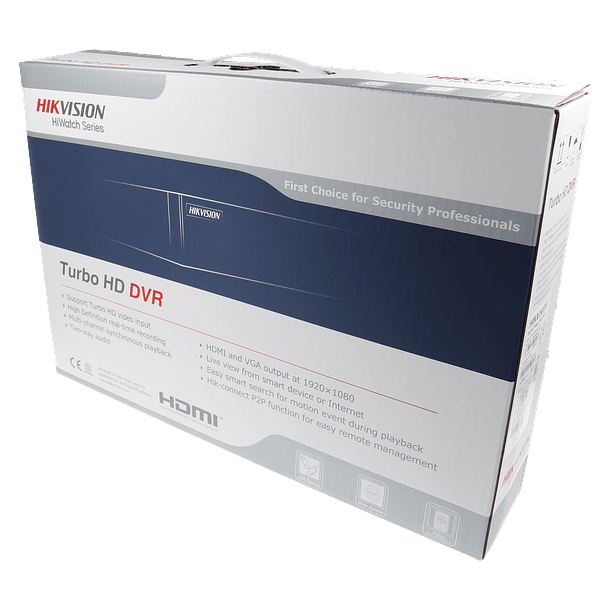 Gravador 5 em 1 (hd-cvi, hd-tvi, ahd, analógico e ip) HIKVISION de 4 canais e 1 mpx de resoluçao máxima 2
