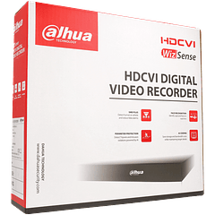 Gravador 5 em 1 (hd-cvi, hd-tvi, ahd, analógico e ip) DAHUA de 4 canais e 2 mpx de resoluçao máxima