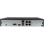 Gravador ip HIKVISION de 4 canais e 4 mpx de resoluçao com 4 portas PoE 1