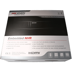 Gravador ip HIKVISION de 8 canais e 8 mpx de resoluçao