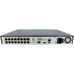 Gravador ip HIKVISION PRO de 16 canais e 8 mpx de resoluçao com 16 portas PoE