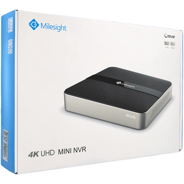 Gravador ip MILESIGHT de 4 canais e 8 mpx de resoluçao com 4 portas PoE 2