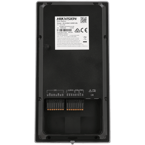 Vídeo porteiro HIKVISION PRO ip de superfície / embutir 1