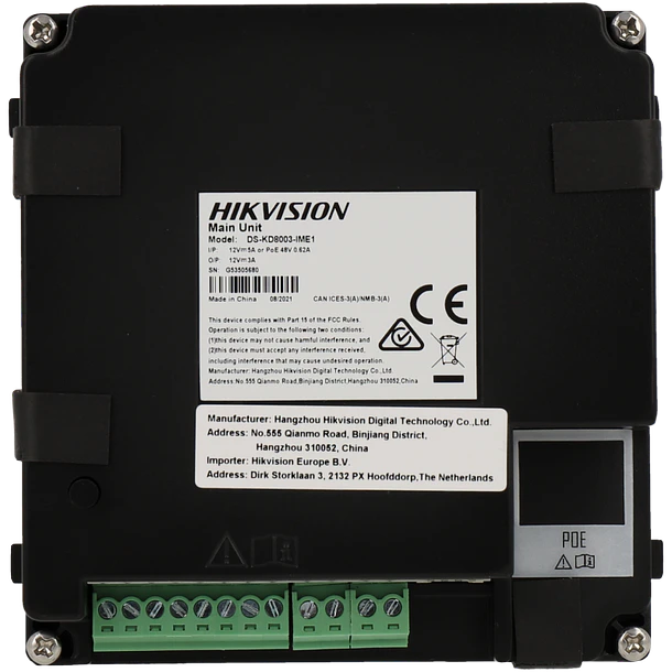 Vídeo porteiro HIKVISION PRO ip de superfície / embutir 1