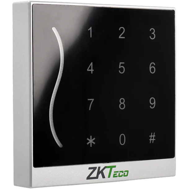 Leitor interior / exterior com teclado / cartão mifare 13.56mhz 3