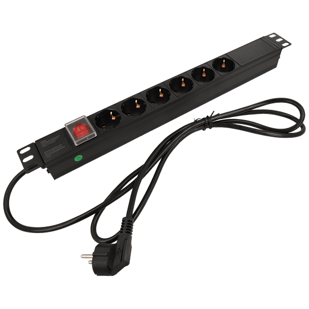 Armário rack para parede de 6u 1