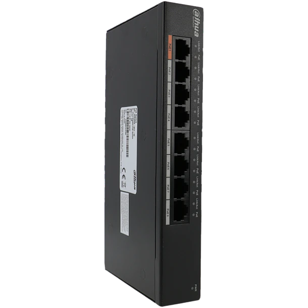 Switch DAHUA  portas com 8 portas PoE 2