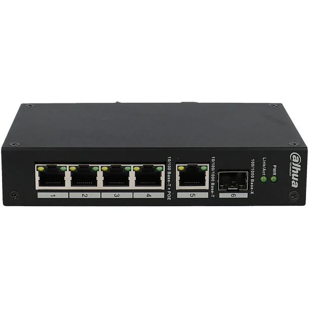 Switch DAHUA 6 portas com 4 portas PoE 1