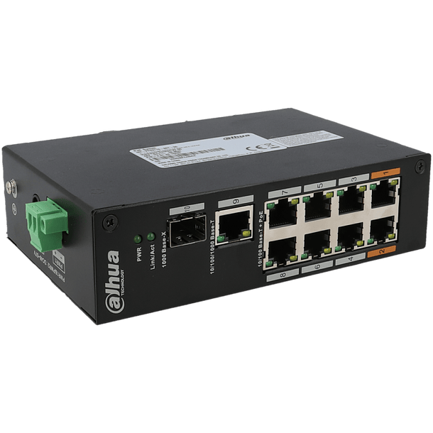 Switch DAHUA 10 portas com  portas PoE 2