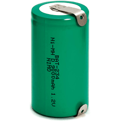 Pilha Acumuladora R20/D 1,2V 9000mAh NI-MH Recarregável