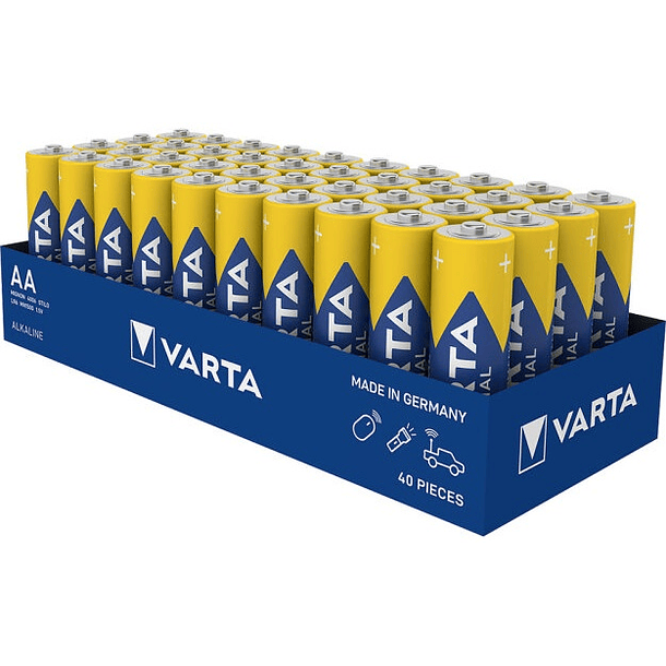 Pack 40x Pilhas Alcalinas Industrial 1,5V LR6 AA (4006) - VARTA 