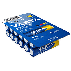 Pack 12x Pilhas 1,5V Alcalinas LR6 AA - VARTA