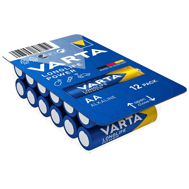 Pack 12x Pilhas 1,5V Alcalinas LR6 AA - VARTA 