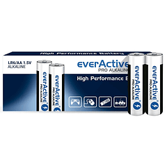 Pack 10x Pilhas Alcalinas 1,5V LR6 AA - everActive PRO ALKALINE