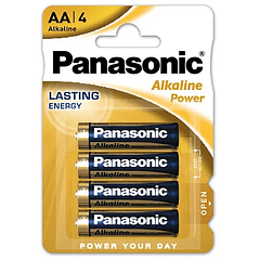 Blister 4x Pilhas Alcalinas AA LR06 - PANASONIC