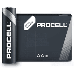 Emb. 10x Pilhas Industriais Alcalinas 1,5V LR6 AA - PROCELL by DURACELL Constant PC1500